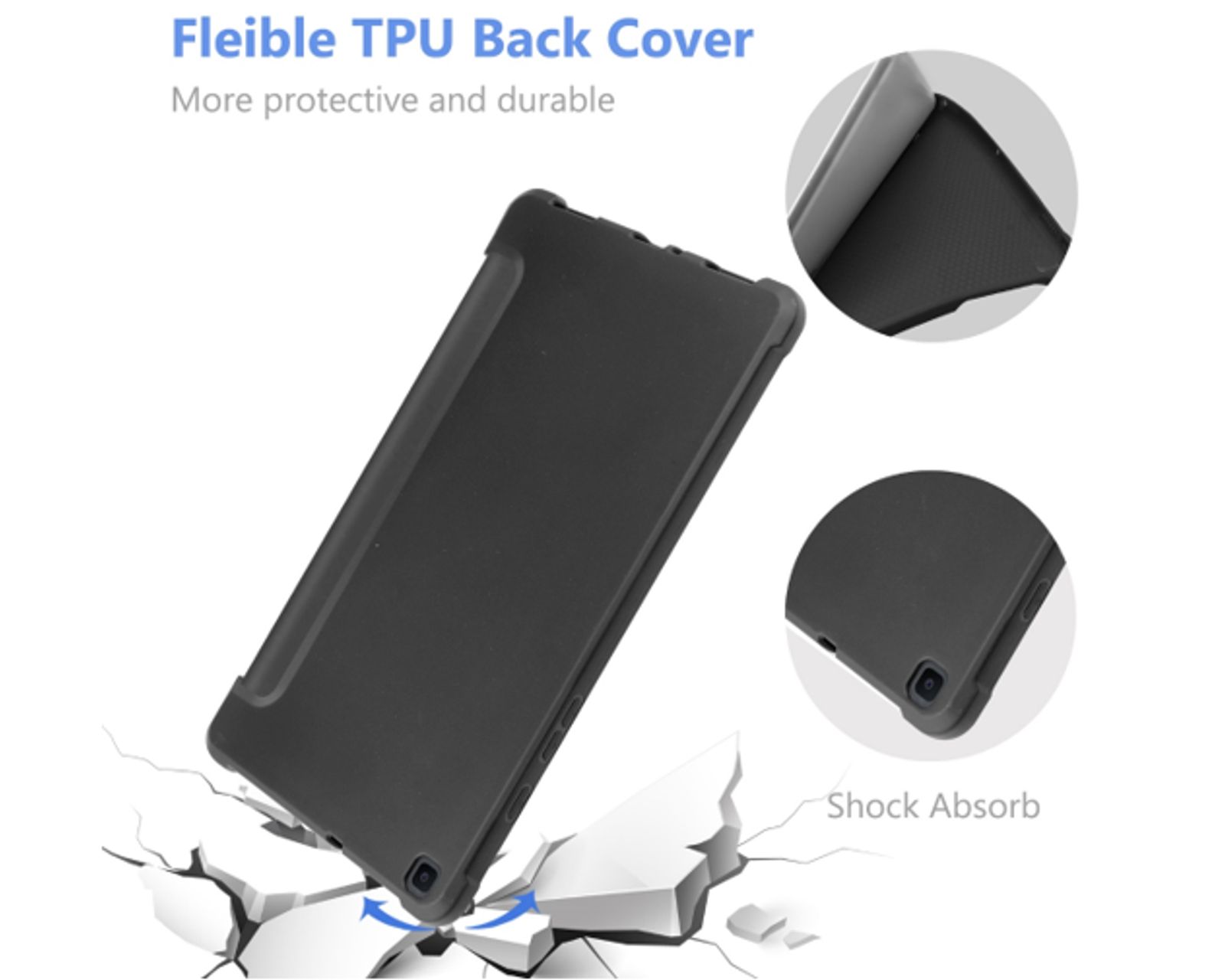 Foto 6 pulgar | Teknet Funda Silicon Para Samsung Galaxy Tab A7 Lite T220