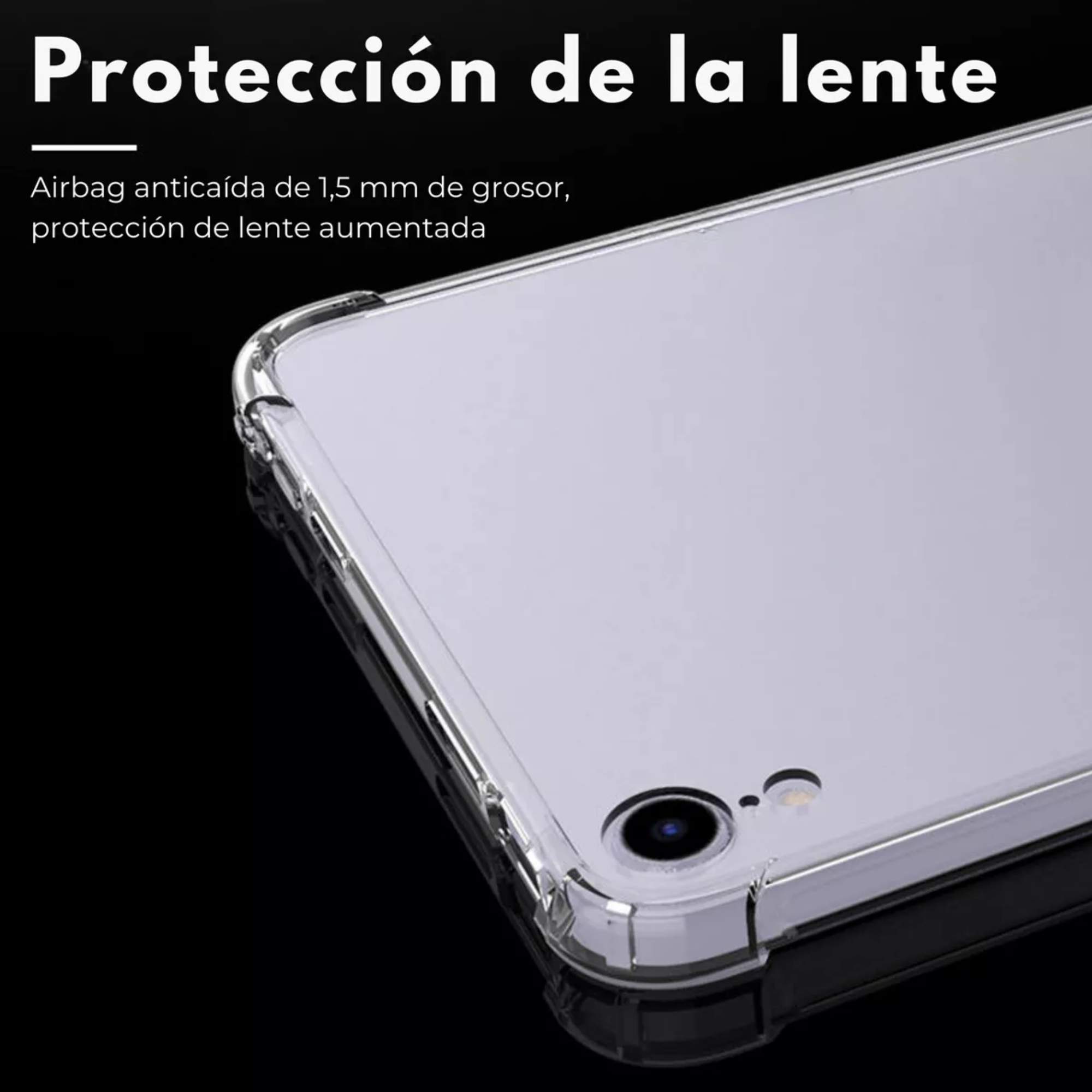 Foto 6 pulgar | Funda Carcasa Case Transparente Para Ipad Pro 11 2018/2020/2021/2022 Uso Rudo Cover