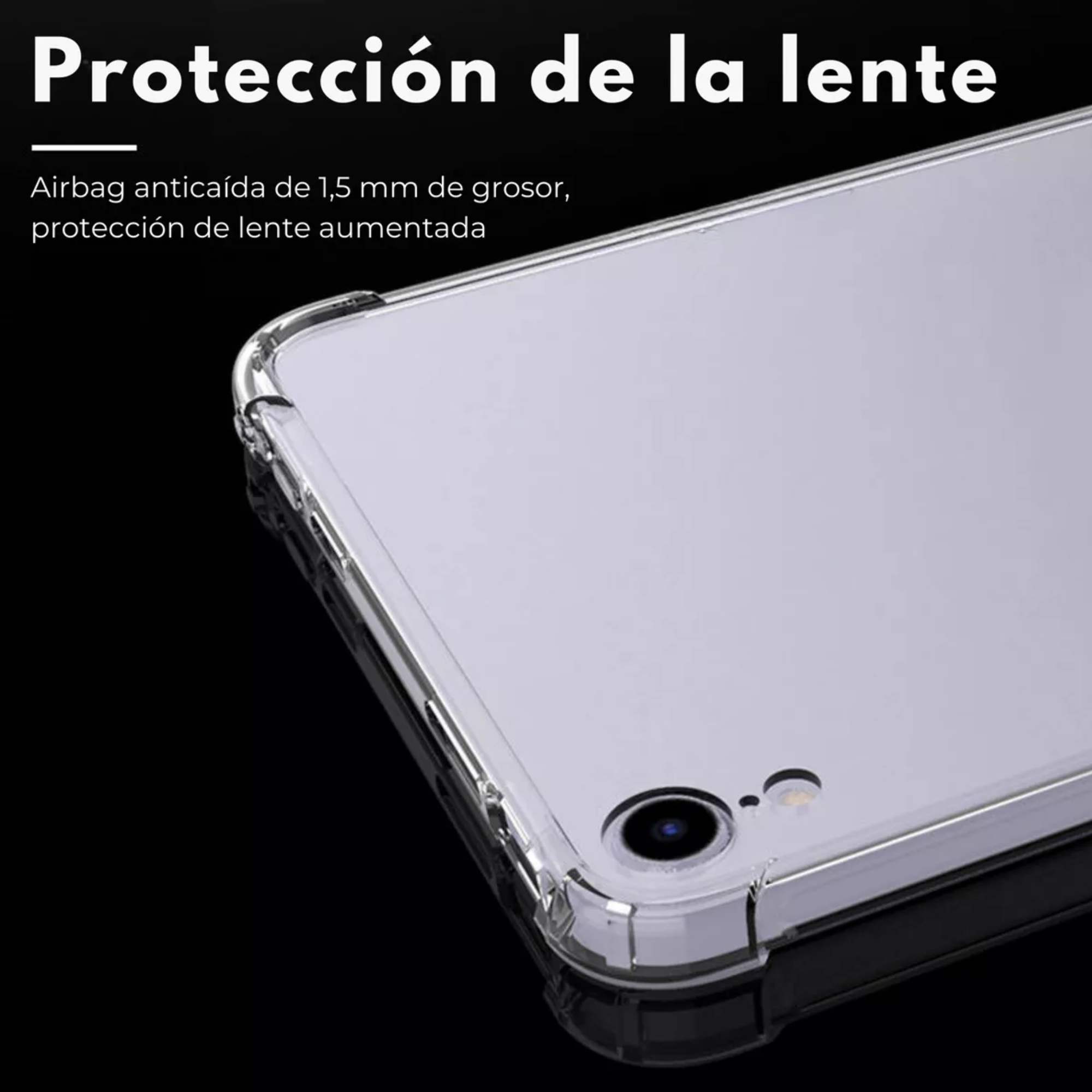 Foto 6 pulgar | Funda Carcasa Case Transparente Para Ipad Pro 13 M4 2024uso Rudo Cover