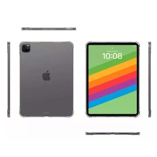 Foto 2 | Kit Funda Case Transparente Uso Rudo + Mica Papel Para Ipad Pro 12.9