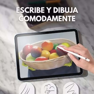 Foto 8 | Kit Funda Case Transparente Uso Rudo + Mica Papel Para Ipad Pro 12.9