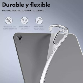 Foto 8 | Funda con Mica Mr.Gadgets Transparente para iPad