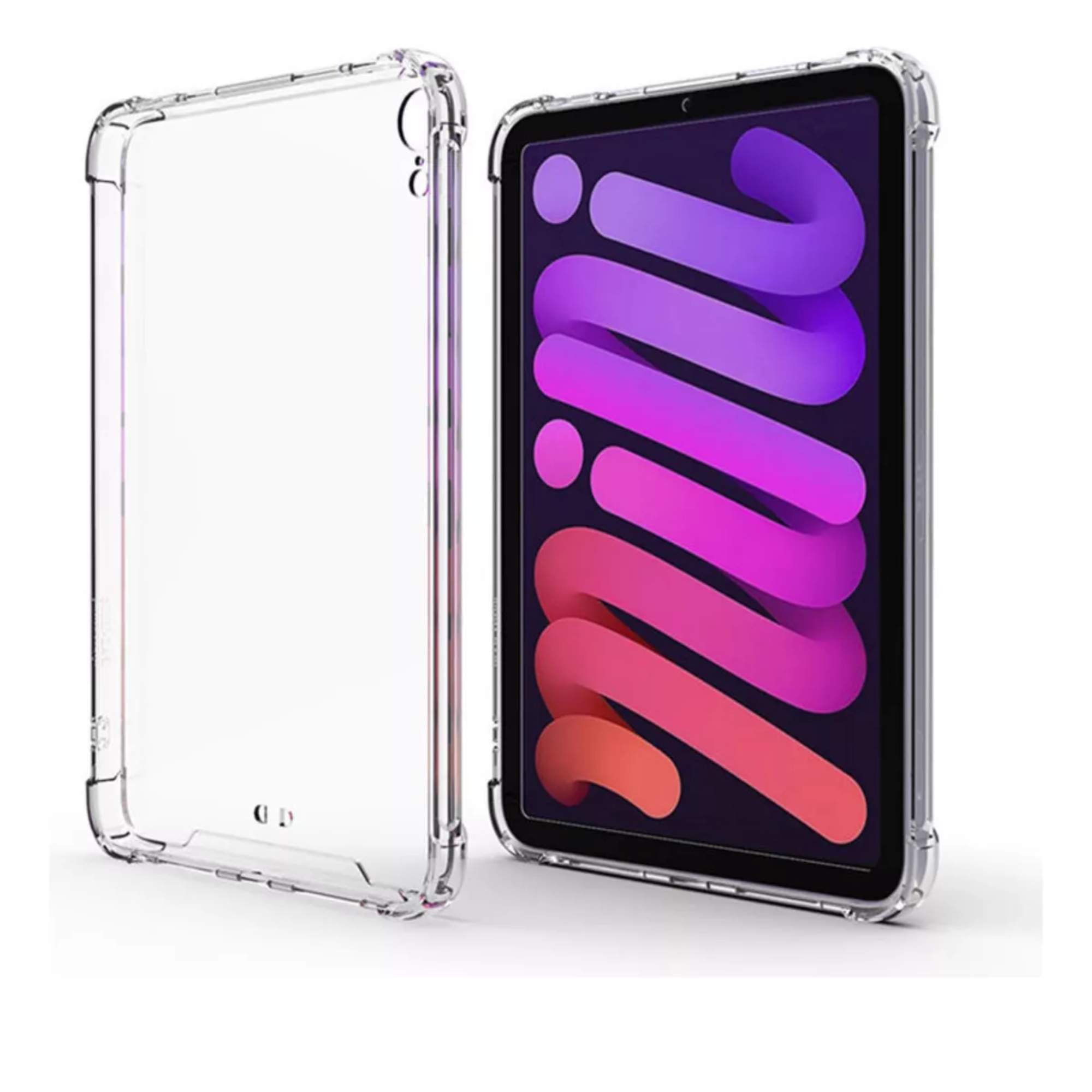 Foto 5 pulgar | Kit Funda Case Transparente Uso Rudo + Mica Papel para iPad Mini 6 8.3