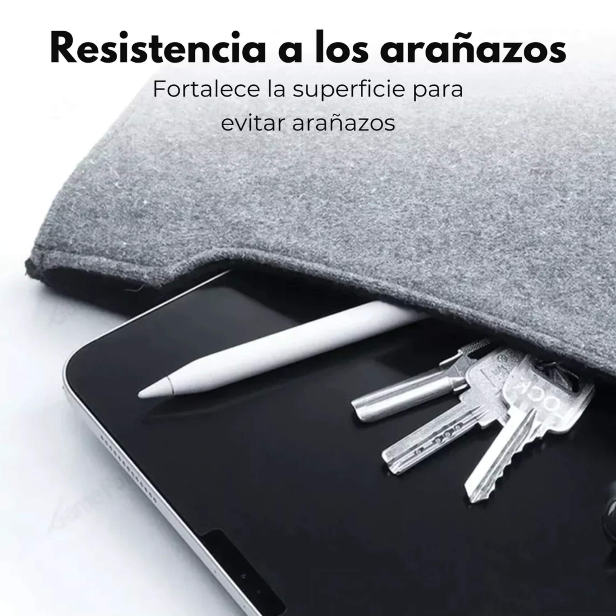 Foto 8 pulgar | Kit Funda Case Transparente Uso Rudo + Mica Papel Para Ipad Air 13 M2 2014