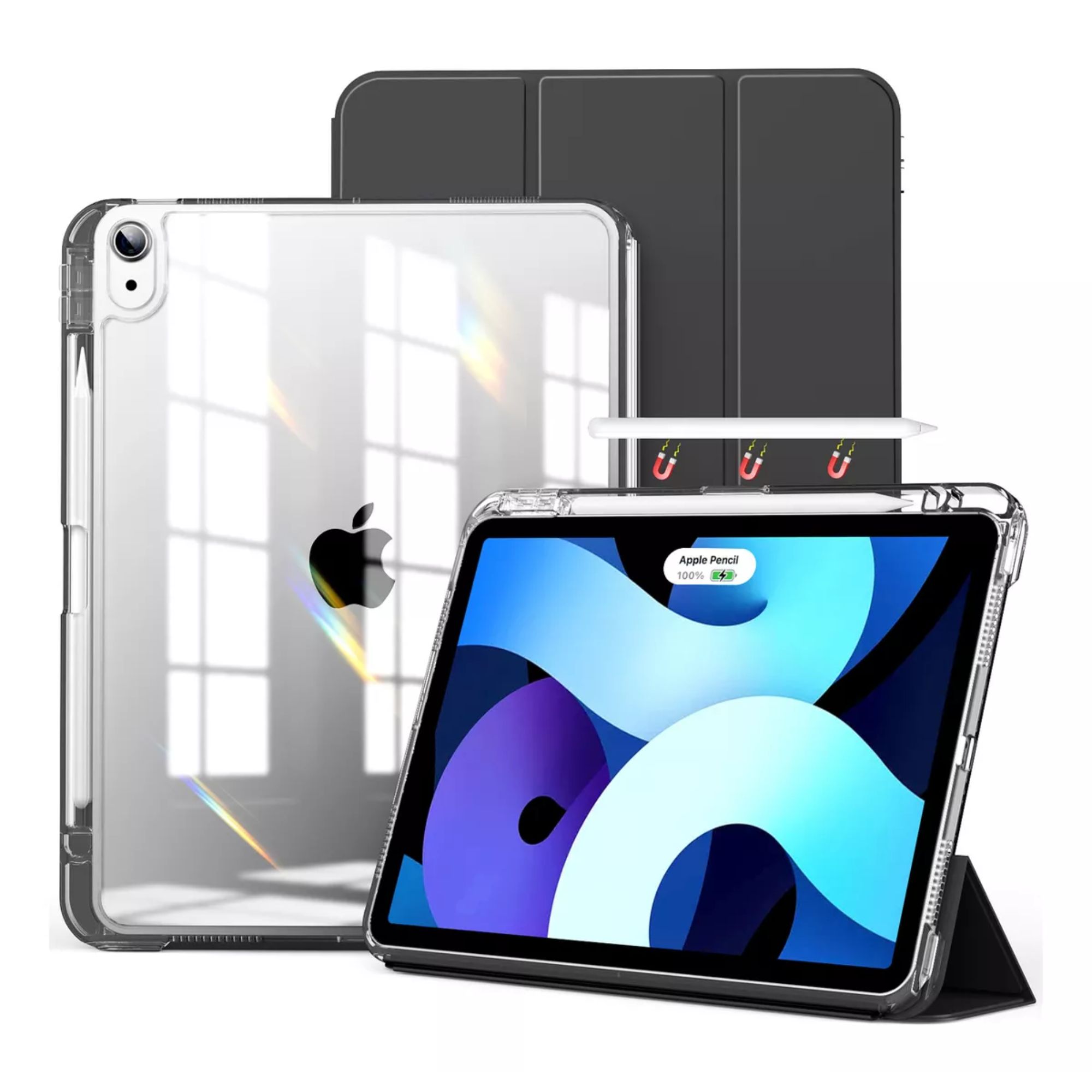Foto 1 | Funda Para Ipad Air 4th 5th M2 11 2024 Smart Cover Soporte Color Negro