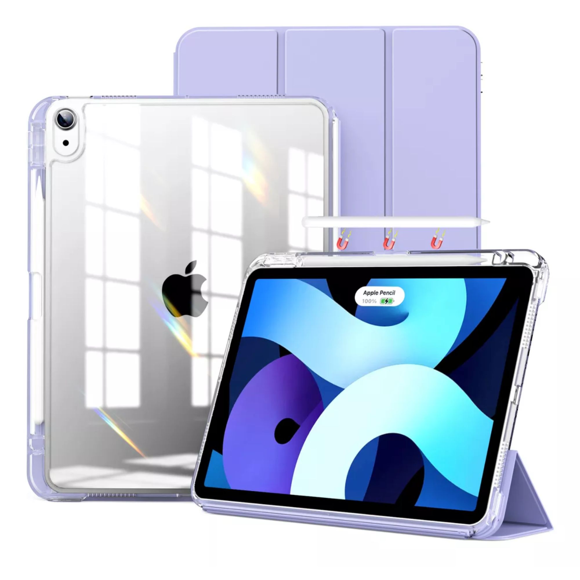 Foto 2 pulgar | Funda Para Ipad Air 4th 5th M2 11 2024 Smart Cover Soporte Color Lila