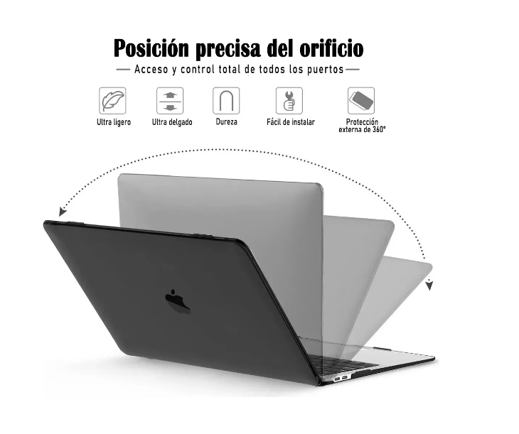 Foto 4 pulgar | Funda Carcasa Para Macbook Air 13 A1932 / A2179 / A2337 M1