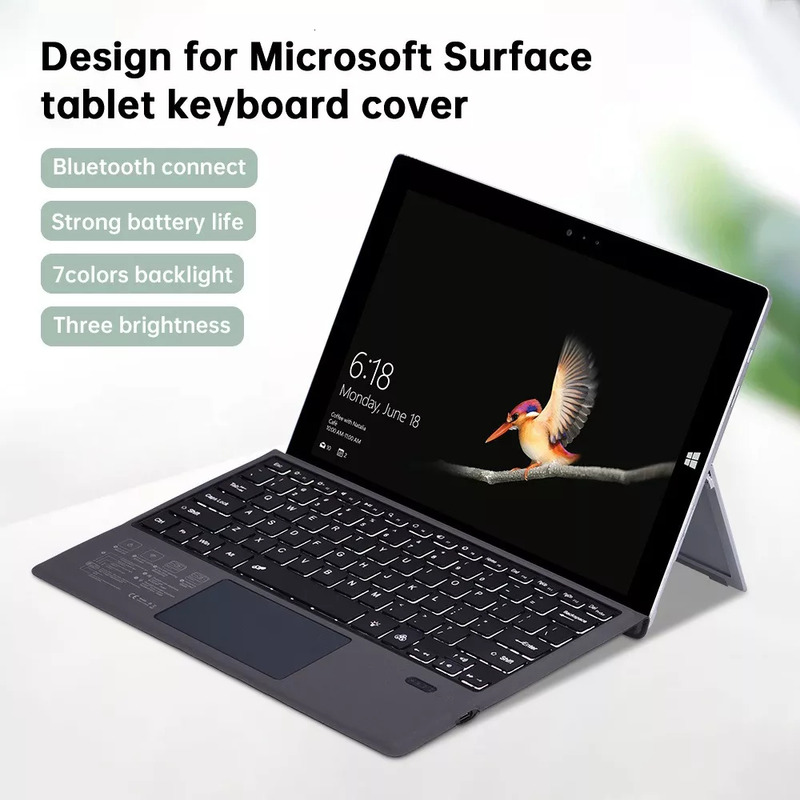 Foto 8 pulgar | Teclado Bluetooth Para Microsoft Surface Pro 3 4 5 6 7 - Venta Internacional.