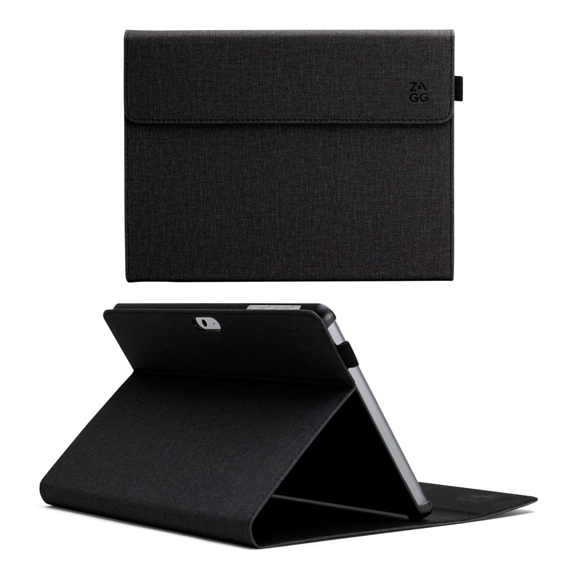 Foto 2 pulgar | Funda Zagg Folio Para Microsoft Surface Go 4/3 Con Soporte Negro - Venta Internacional.