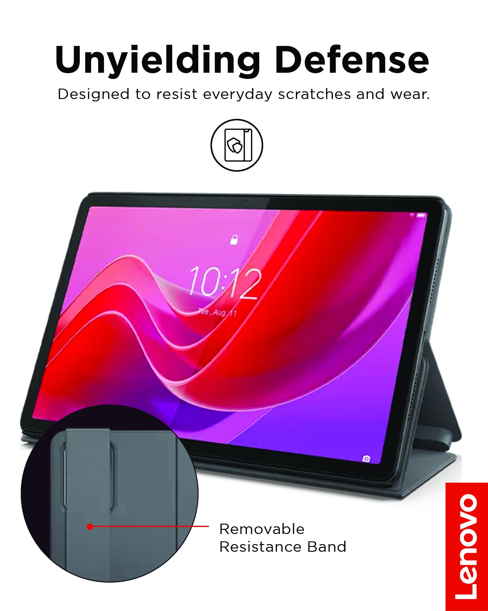 Foto 5 pulgar | Funda Tipo Folio Lenovo Para Tableta Tab M11 Con Soporte Para Bolígrafos Luna Grey - Venta Internacional.