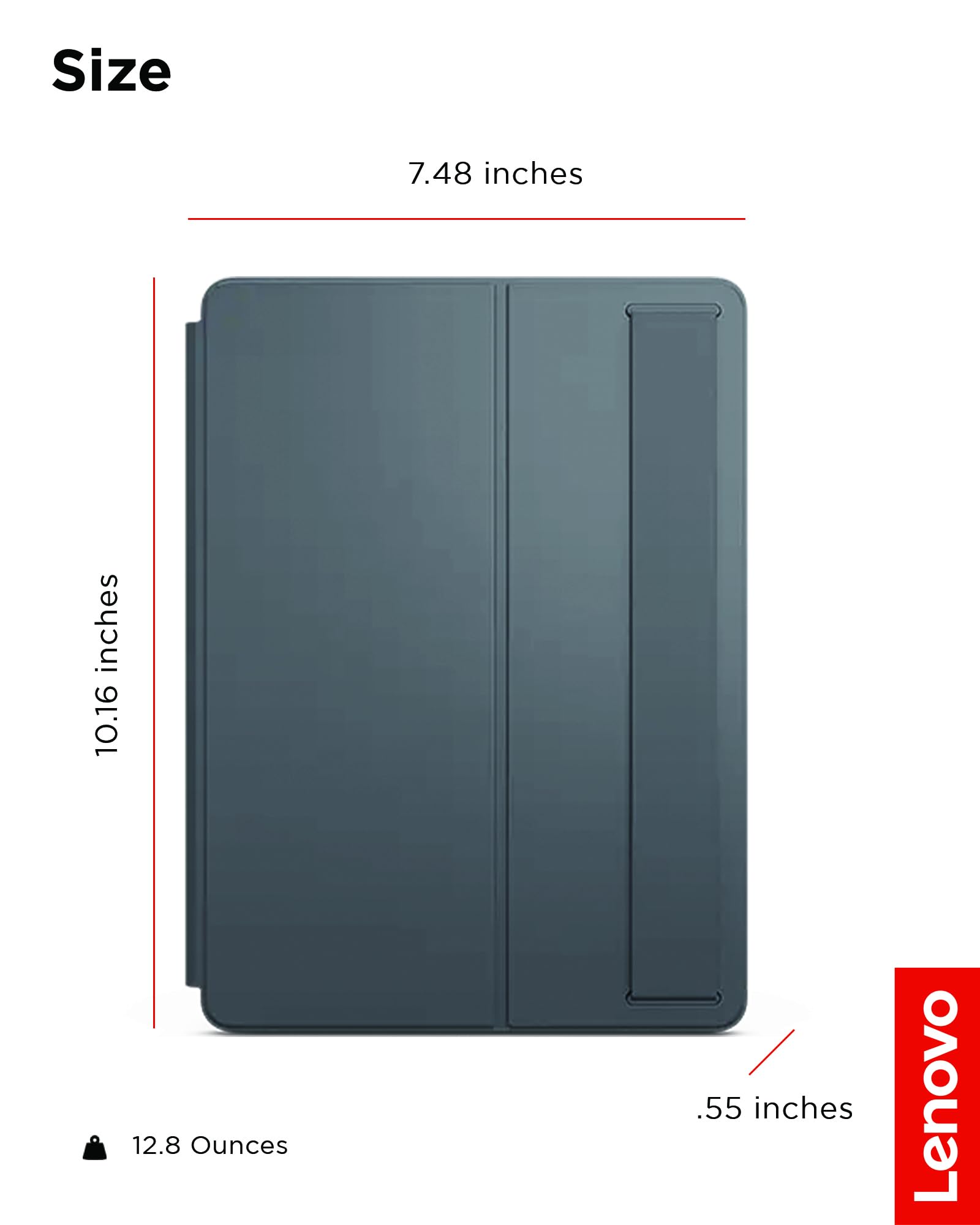 Foto 8 pulgar | Funda Tipo Folio Lenovo Para Tableta Tab M11 Con Soporte Para Bolígrafos Luna Grey - Venta Internacional.