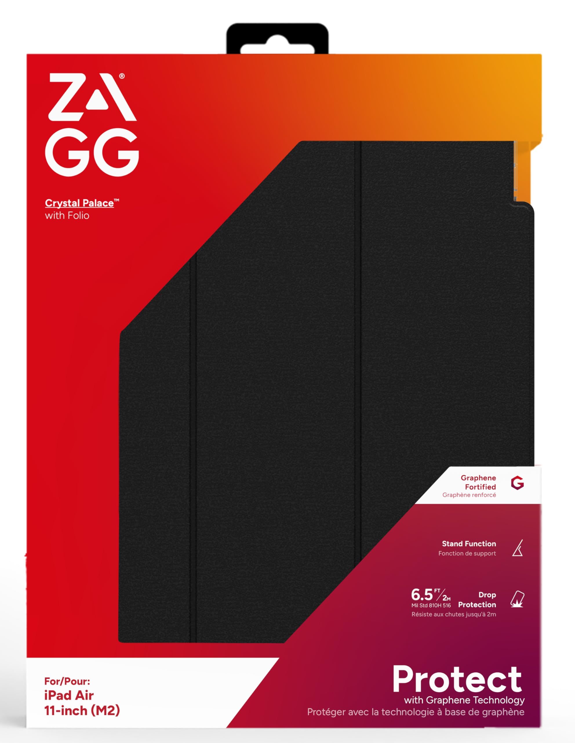 Foto 6 pulgar | Funda Zagg Crystal Palace Folio Para Ipad Air 13 (m2) Ultrafina - Venta Internacional.