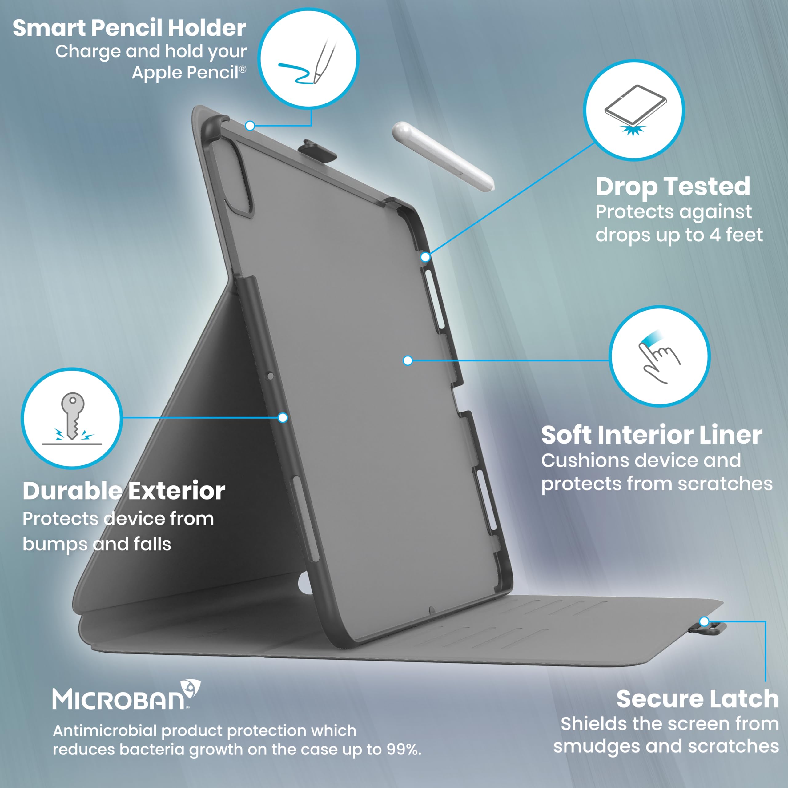 Foto 5 pulgar | Funda Speck Balance Folio Para Ipad Air 13 (2024) Y Pro 12.9 (2022/2021) - Venta Internacional.