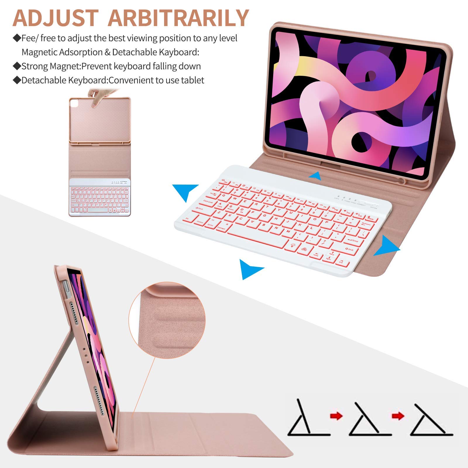 Foto 7 pulgar | Funda Con Teclado Hotlife Para Ipad Pro De 11 Pulgadas (4.ª  - Venta Internacional.