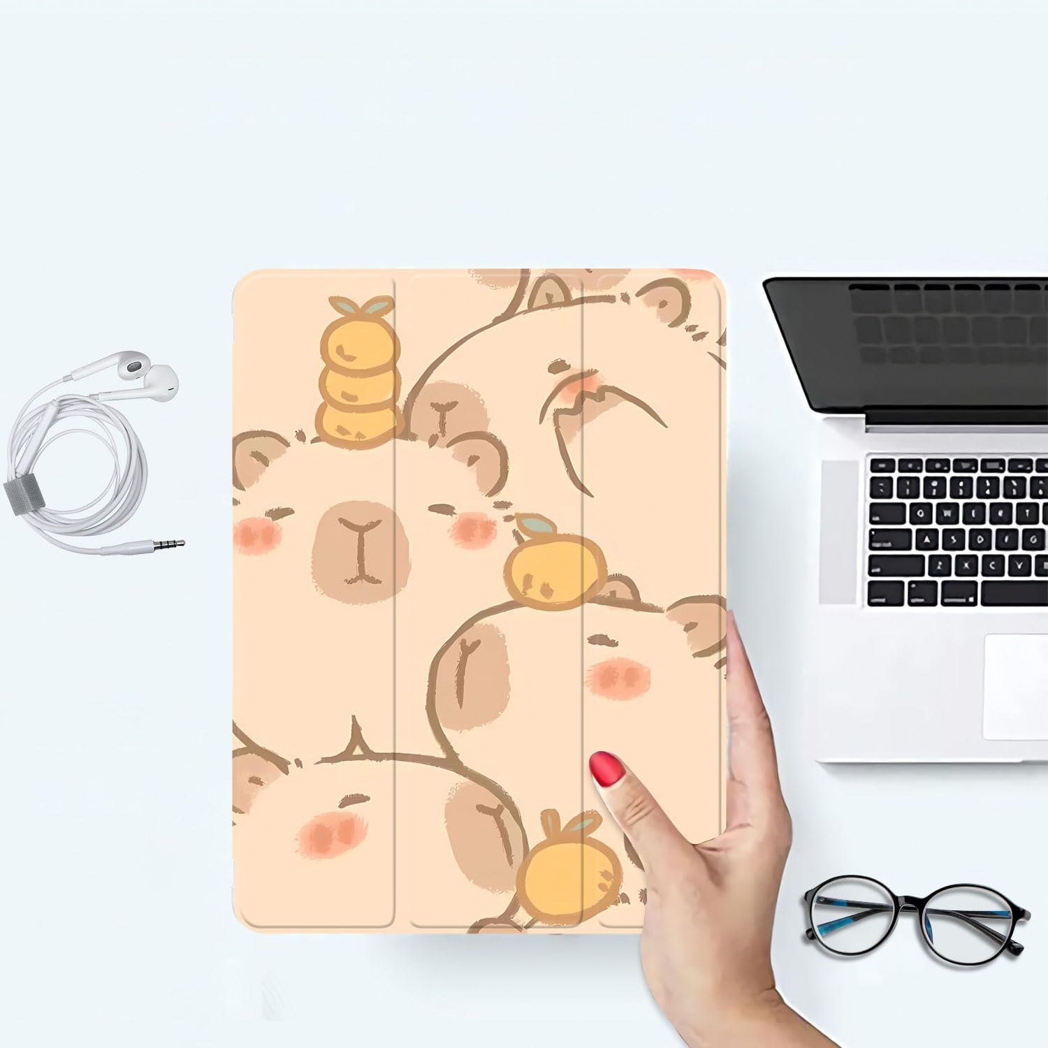 Foto 7 | Pad Case Joyland Con Bonito Estampado De Capibara Para Ipad 10.9 2022 - Venta Internacional.