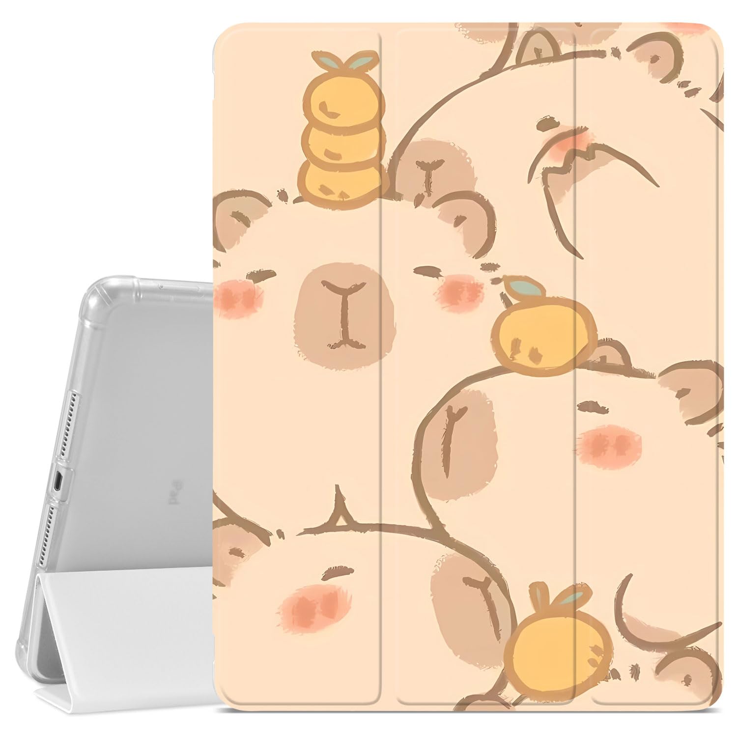 Funda Joyland Con Bonito Estampado De Capibara Para Ipad Mini6 Con Lápiz - Venta Internacional.