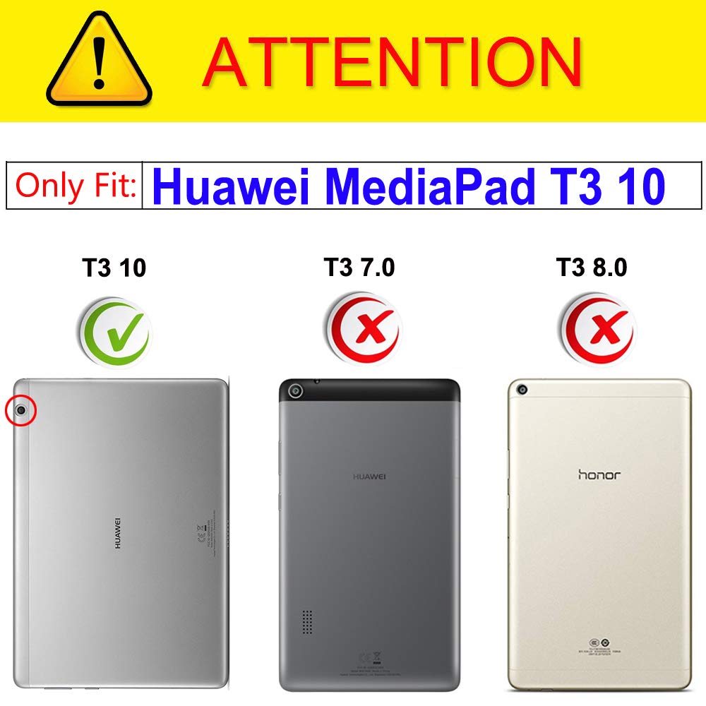 Foto 3 pulgar | Funda De Espuma Para Huawei Mediapad T3 10 A Prueba De Golpes Con Correa - Venta Internacional.