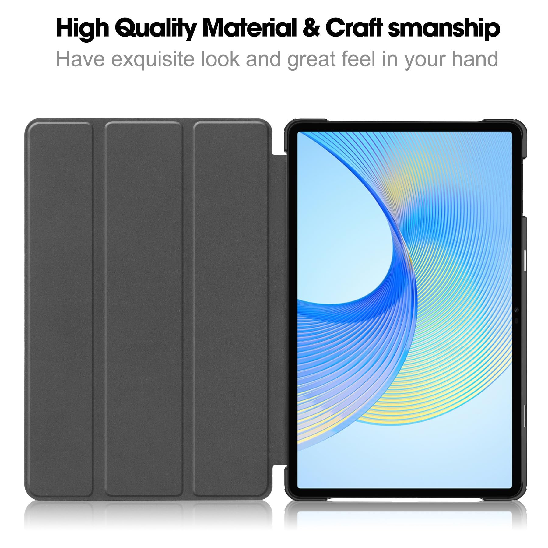 Foto 2 | Funda Huawei Honor Pad X9 11.5 Tablet Smart Con Tres Pliegues, Color Negro - Venta Internacional.
