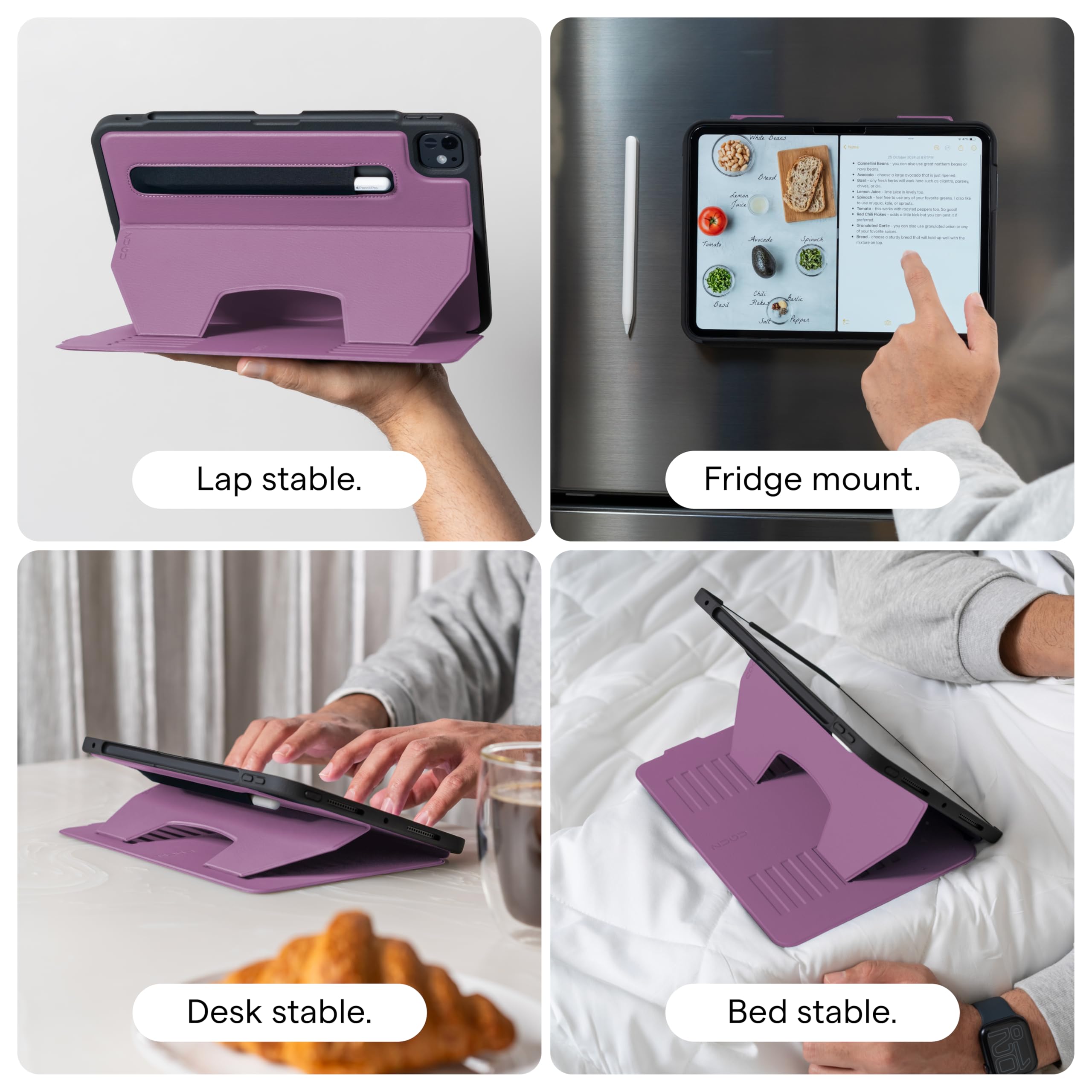 Foto 3 | Funda Zugu Para Ipad Pro 13 (m4) 2024 Con Soporte Para Apple Pencil - Venta Internacional.