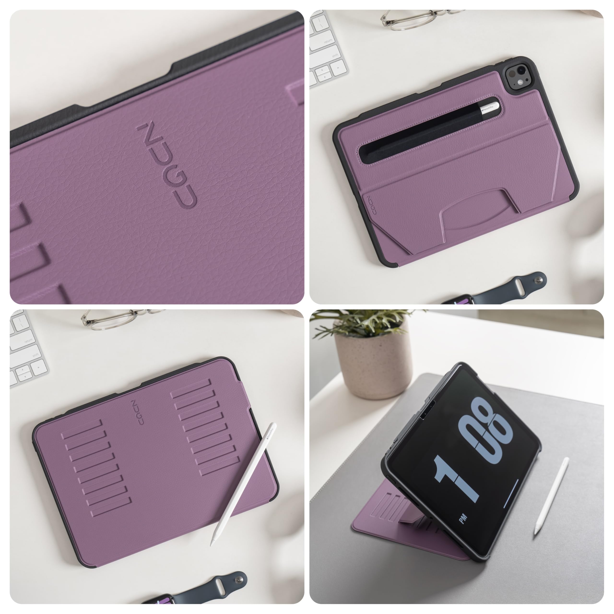Foto 5 | Funda Zugu Para Ipad Pro 13 (m4) 2024 Con Soporte Para Apple Pencil - Venta Internacional.