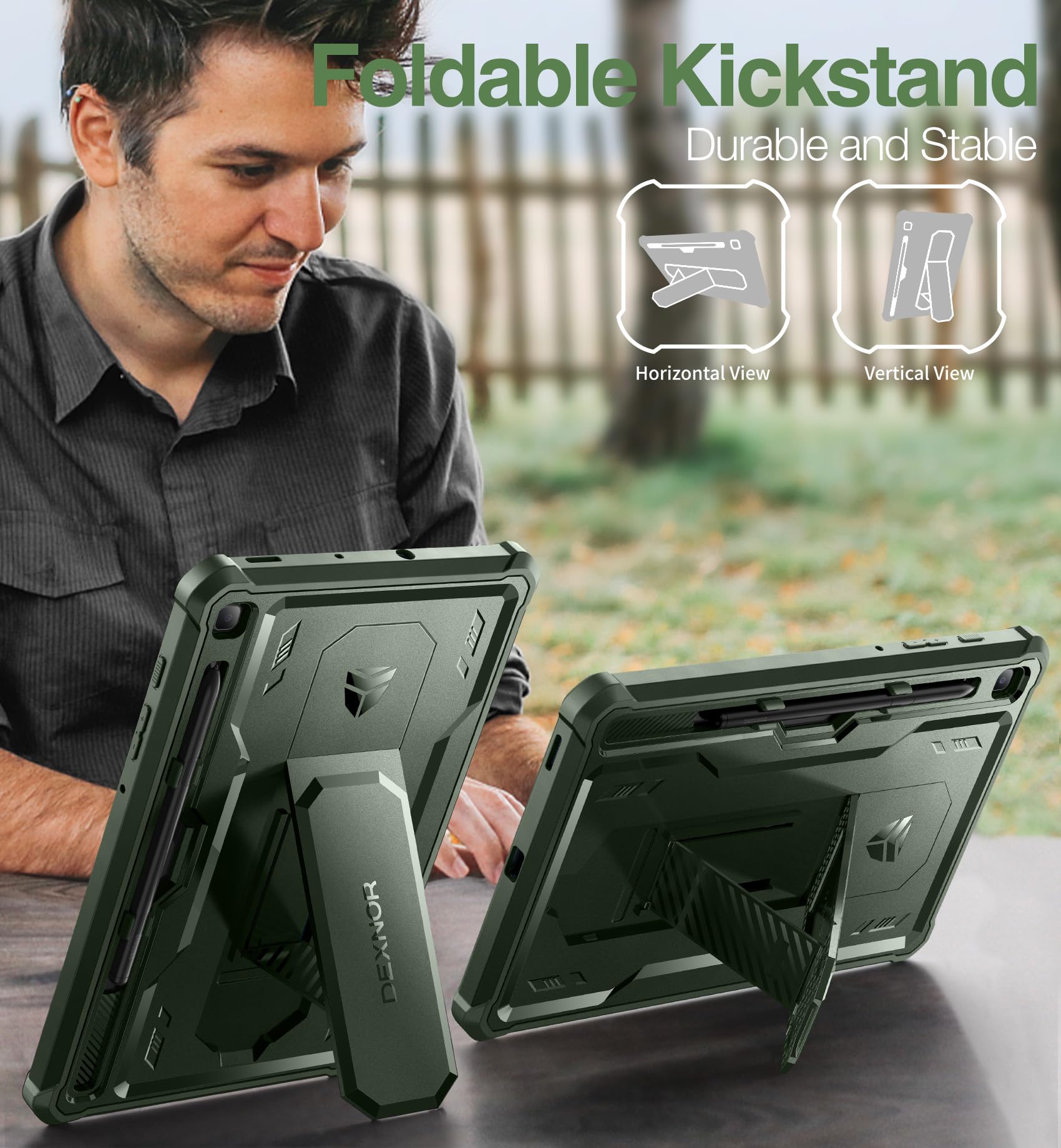 Foto 7 pulgar | Funda Dexnor Para Samsung Galaxy Tab S6 Lite 10.4 2024/2022/2020 - Venta Internacional.