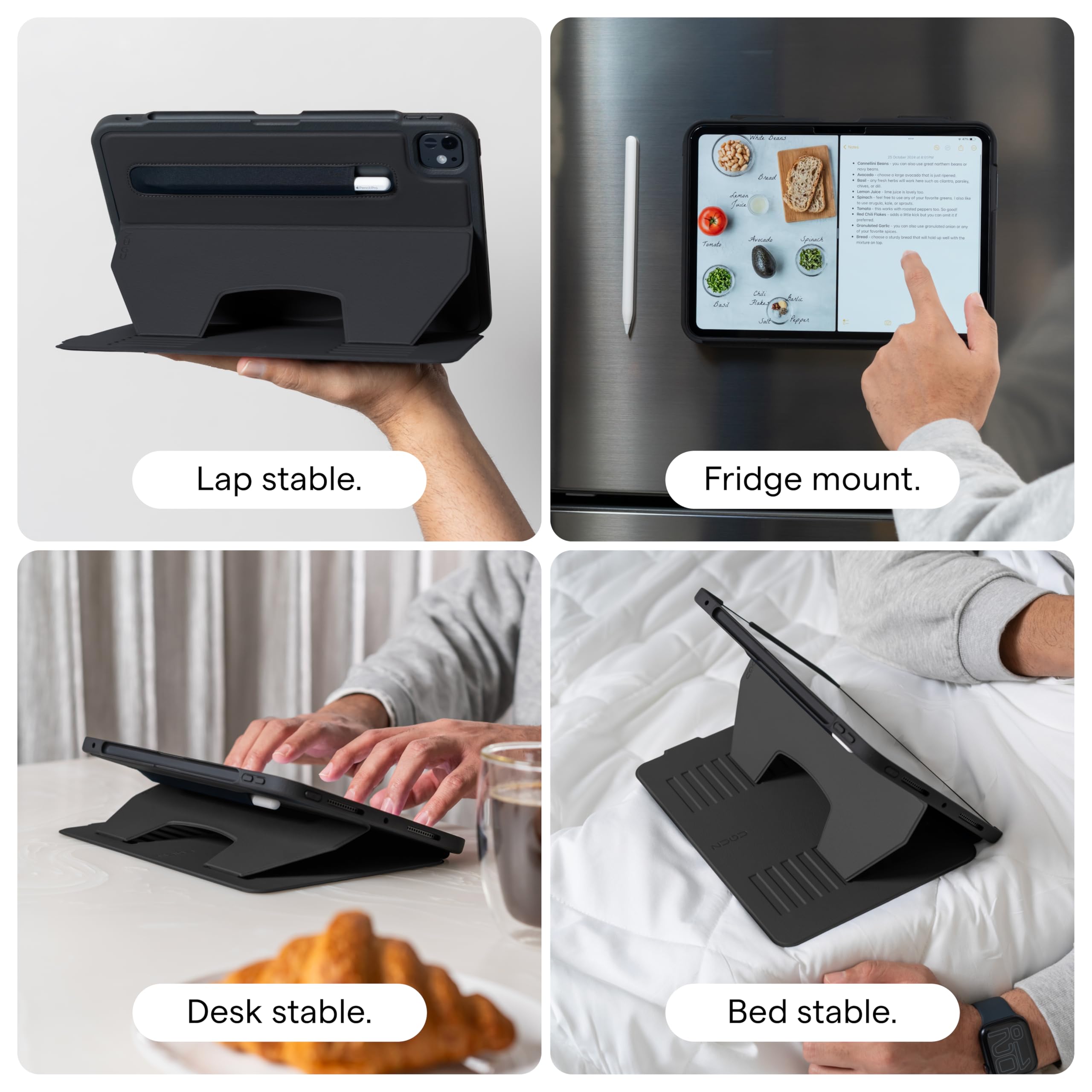 Foto 4 | Funda Zugu Para Ipad Pro 13 (m4) 2024 Con Soporte Para Apple Pencil - Venta Internacional.