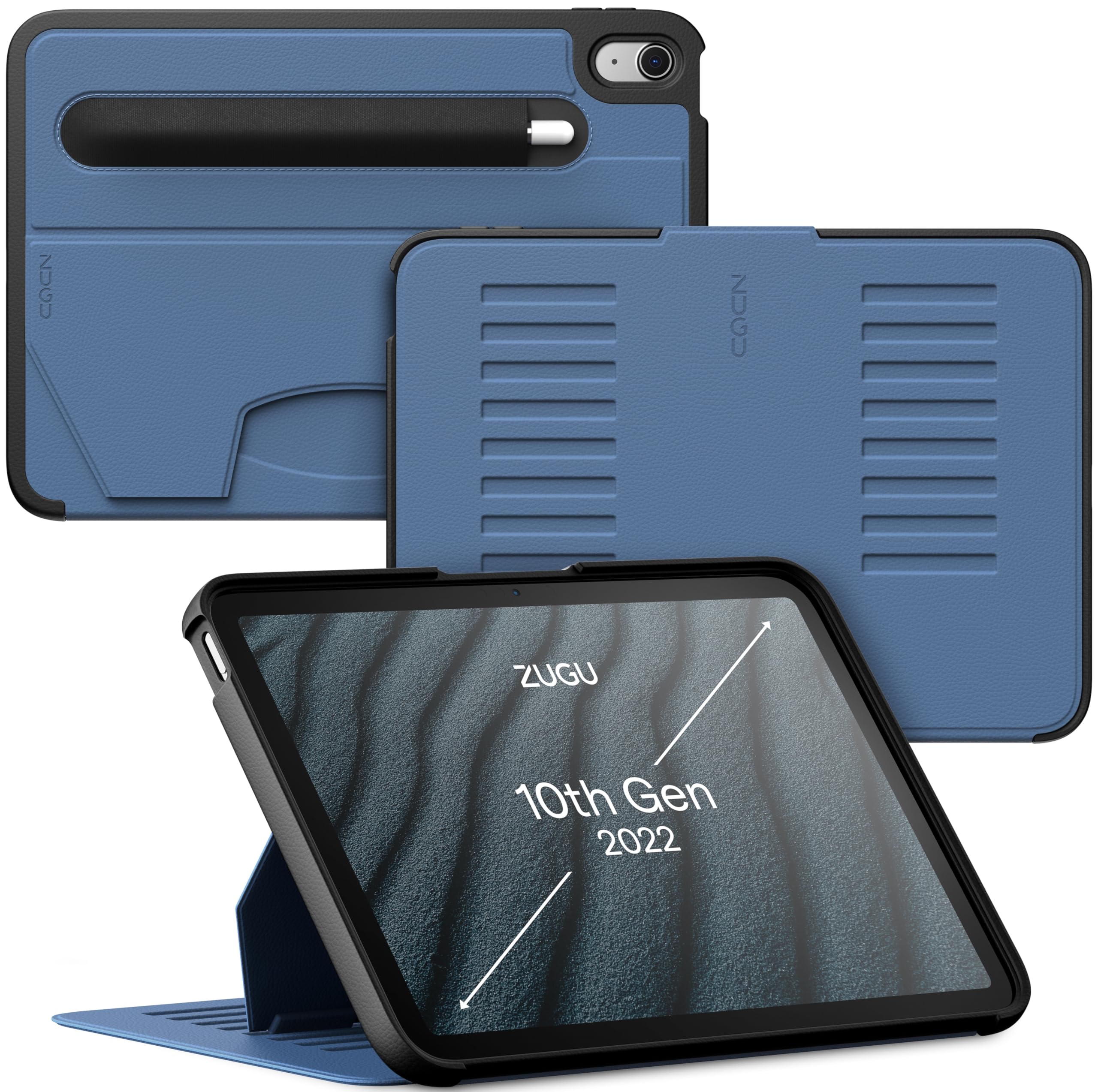 Foto 1 | Funda Para Ipad Zugu Case Para Ipad 10.9 Pulgadas 10.ª Generación (2022), Color Azul Pizarra - Venta Internacional.