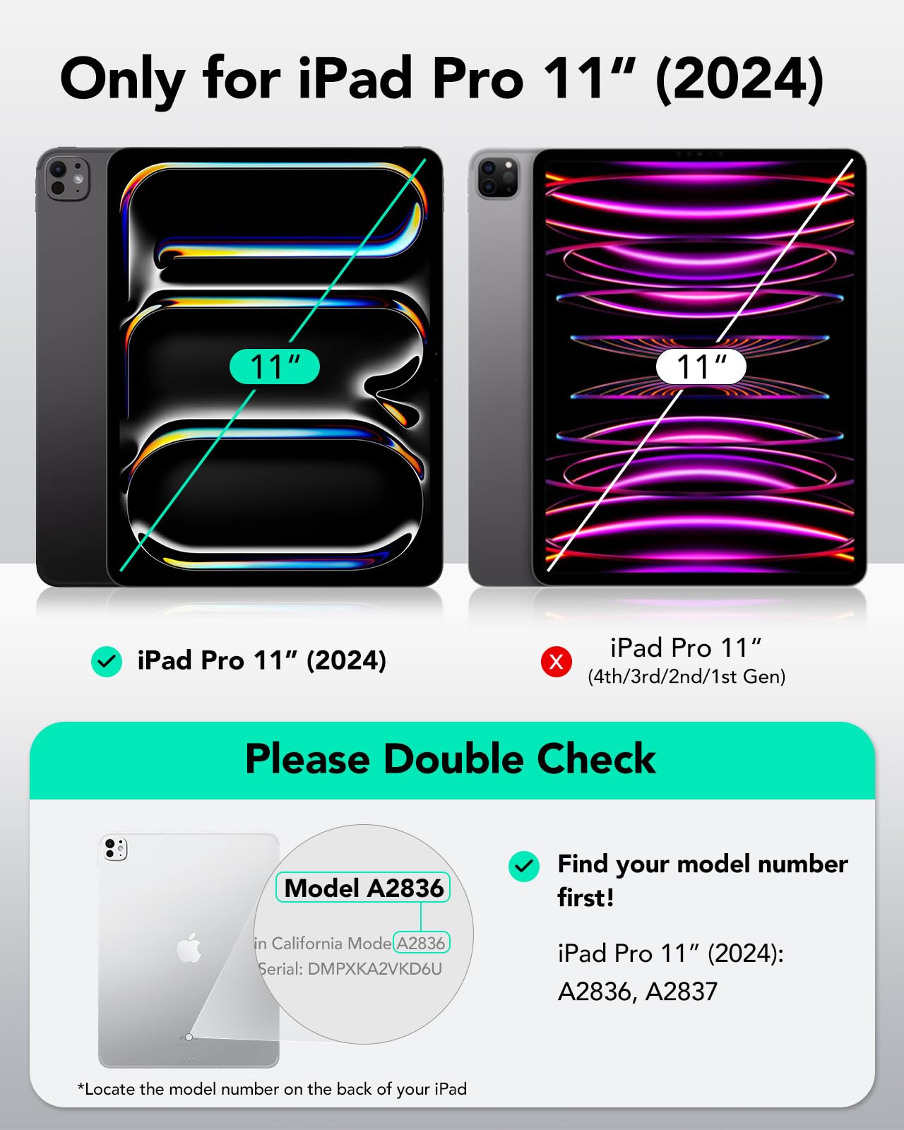 Foto 3 pulgar | Funda Esr Shift Series Para Ipad Pro De 11 Pulgadas, 2024, 5ª Generación - Venta Internacional.