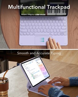Foto 6 | Funda Con Teclado Esr Para Ipad Air De 13 Pulgadas (m2, 2024) Con Panel Táctil - Venta Internacional.