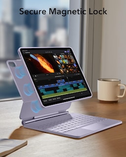 Foto 7 | Funda Con Teclado Esr Para Ipad Air De 13 Pulgadas (m2, 2024) Con Panel Táctil - Venta Internacional.