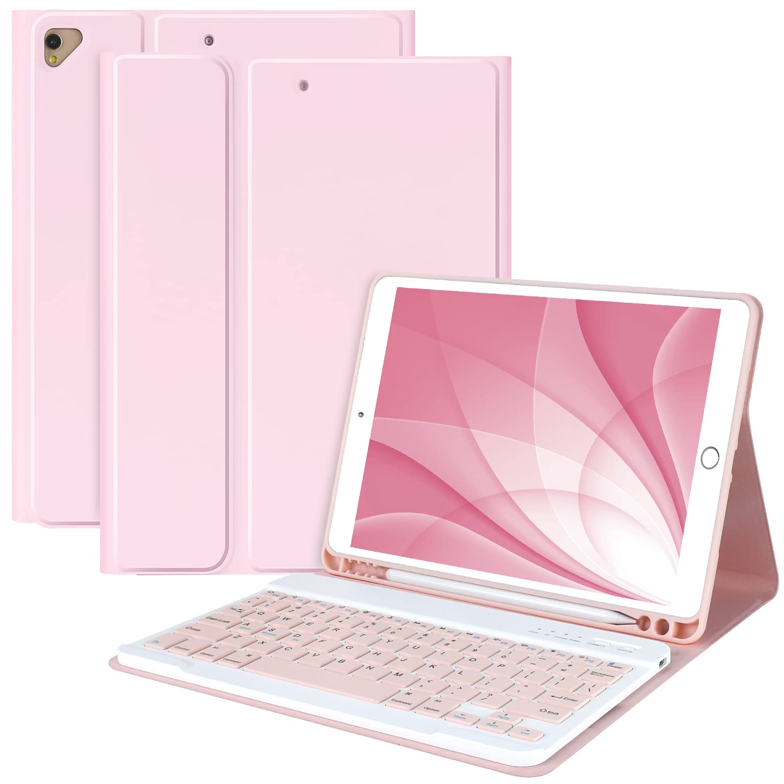 Foto 1 | Funda Con Teclado Mmk Para Ipad 10.2 9.ª, 8.ª Generación Con Bluetooth - Venta Internacional.