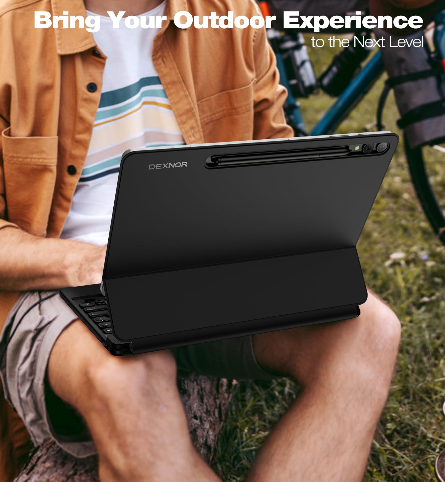 Foto 8 pulgar | Funda De Teclado Dexnor Para Samsung Galaxy Tab S9+ De 12,4 Pulgadas - Venta Internacional.