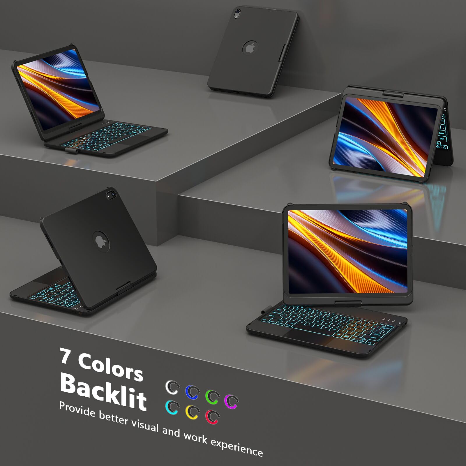 Foto 6 | Funda Con Teclado Hotlife Para Ipad 10th Gen 10.9'' 2022 Con Lápiz - Venta Internacional.