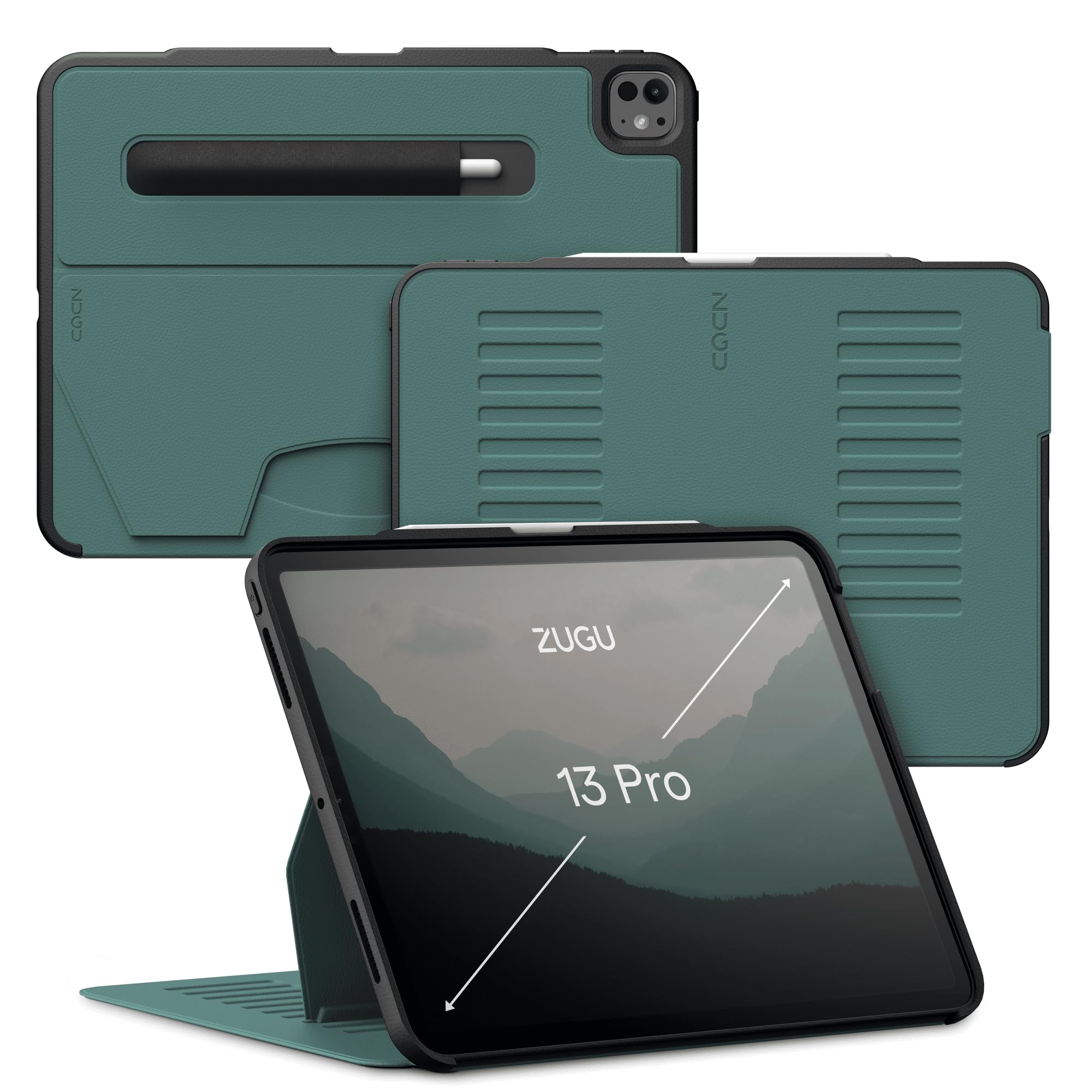 Foto 1 | Funda Zugu Para Ipad Pro 13 (m4) 2024 Con Soporte Para Apple Pencil - Venta Internacional.