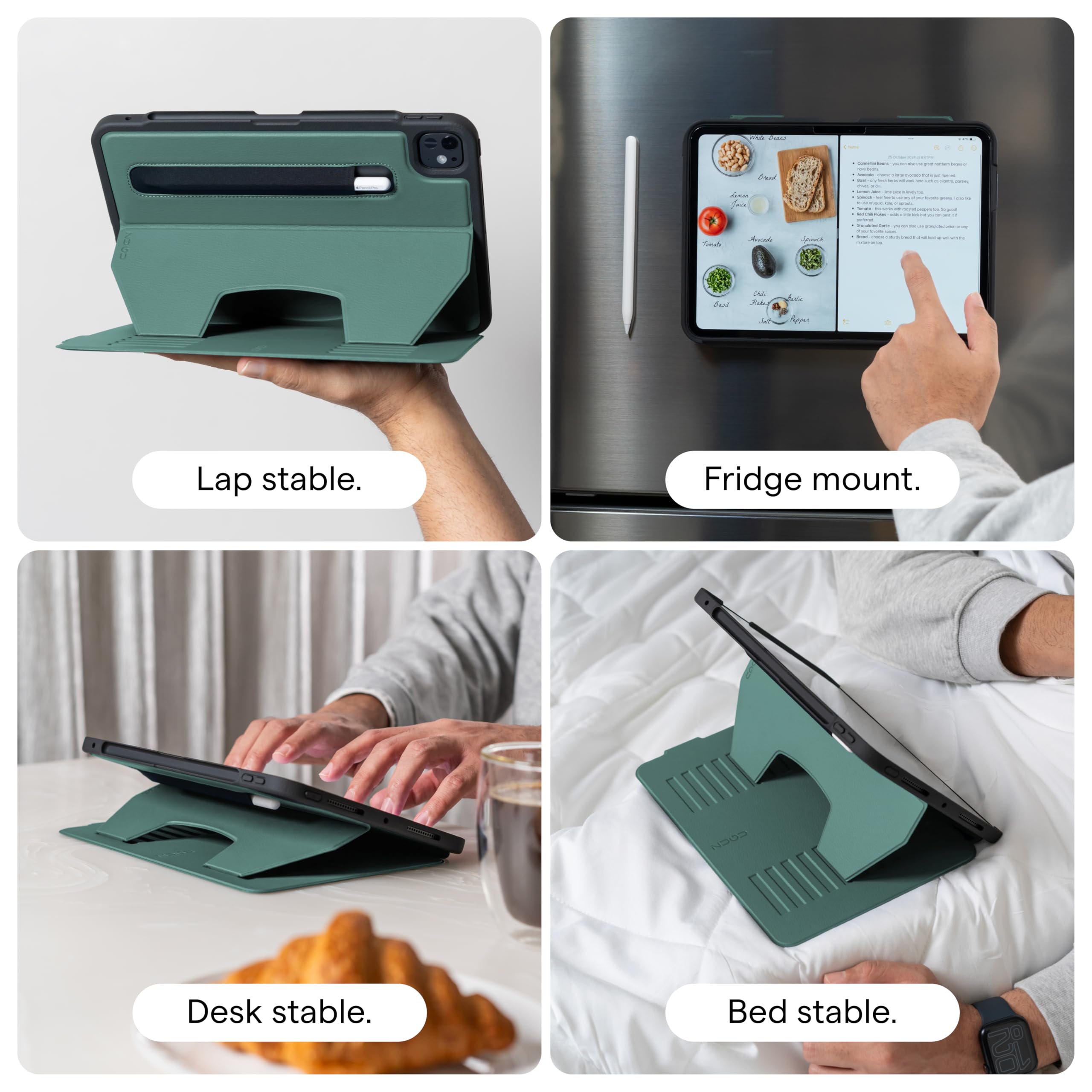 Foto 4 | Funda Zugu Para Ipad Pro 13 (m4) 2024 Con Soporte Para Apple Pencil - Venta Internacional.