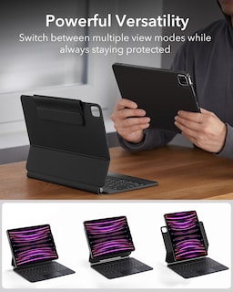 Foto 5 | Funda Con Teclado Para Ipad Pro 12.9 Esr Rebound 360 Negra - Venta Internacional.