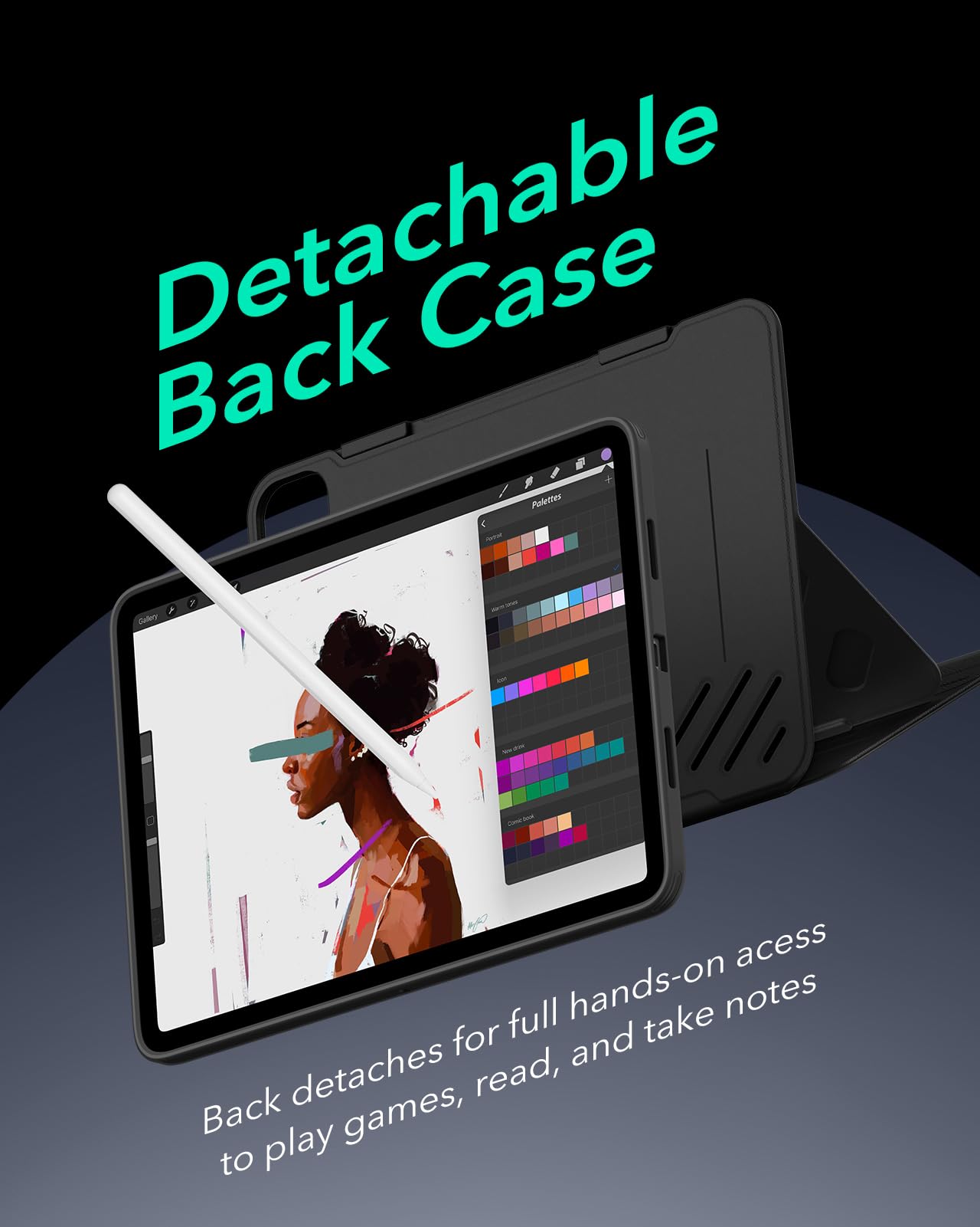Foto 8 pulgar | Funda Esr Para Ipad Pro De 11 Pulgadas (2022/2021/2020/2018) Negra - Venta Internacional.