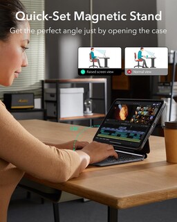 Foto 5 | Funda Con Teclado Esr Para Ipad Pro De 11 Pulgadas Con Soporte De 5.ª Generación, Color Negro - Venta Internacional.