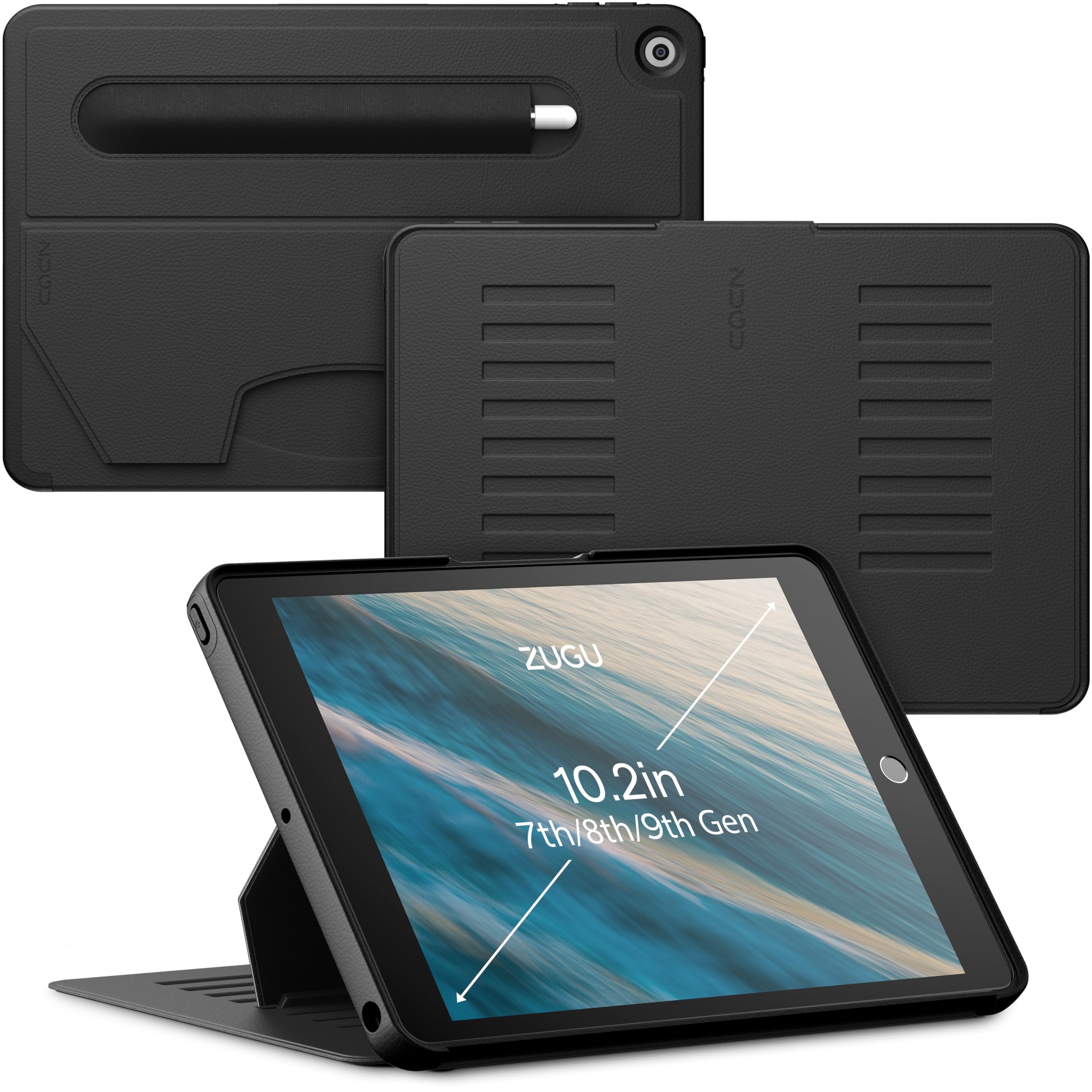 Foto 2 pulgar | Funda Zugu Case para iPad de 10,2 pulgadas 7ª/8ª /9ª Generación en color Negro