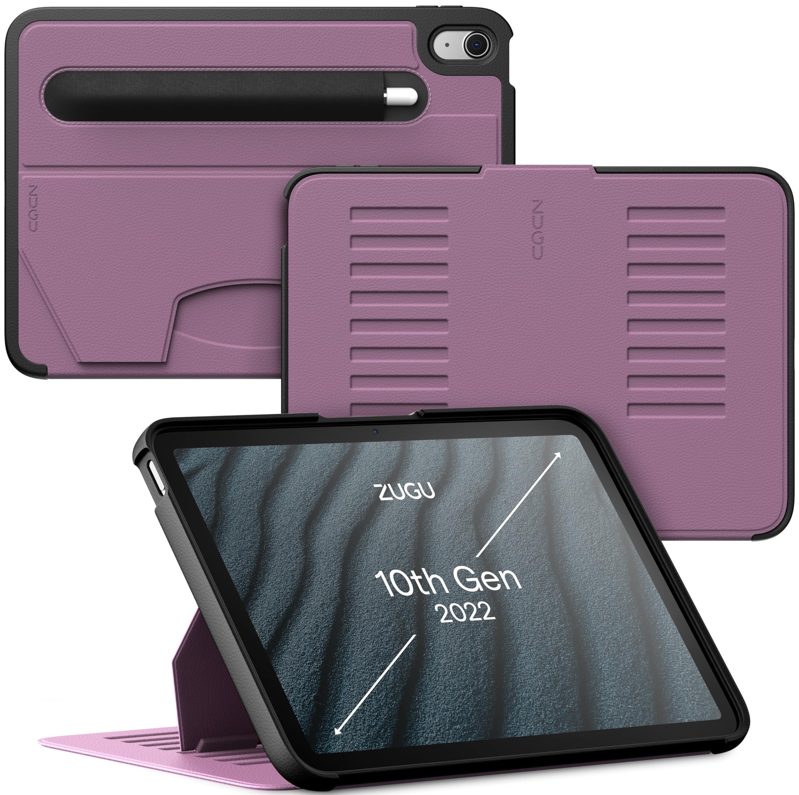 Foto 2 pulgar | Funda Zugu Para Ipad 10.9 Pulgadas 10.9 Gen. (2022) Con Soporte Magnético - Venta Internacional.