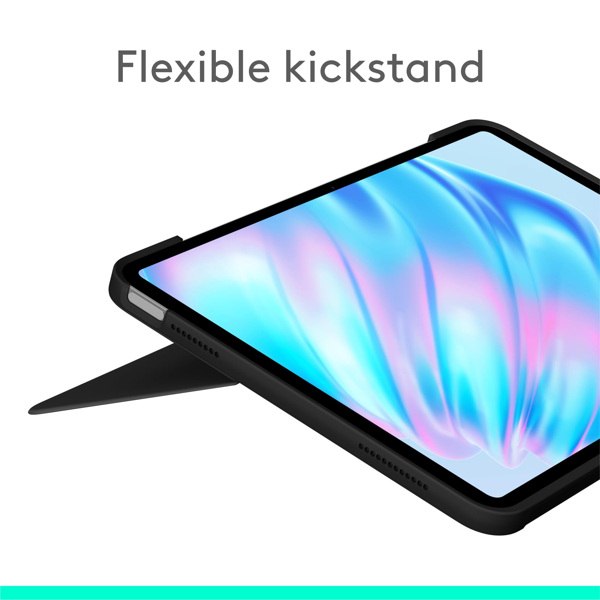 Foto 2 | Funda Con Teclado Logitech Combo Touch Para Ipad Air De 11 Pulgadas, Negra - Venta Internacional.