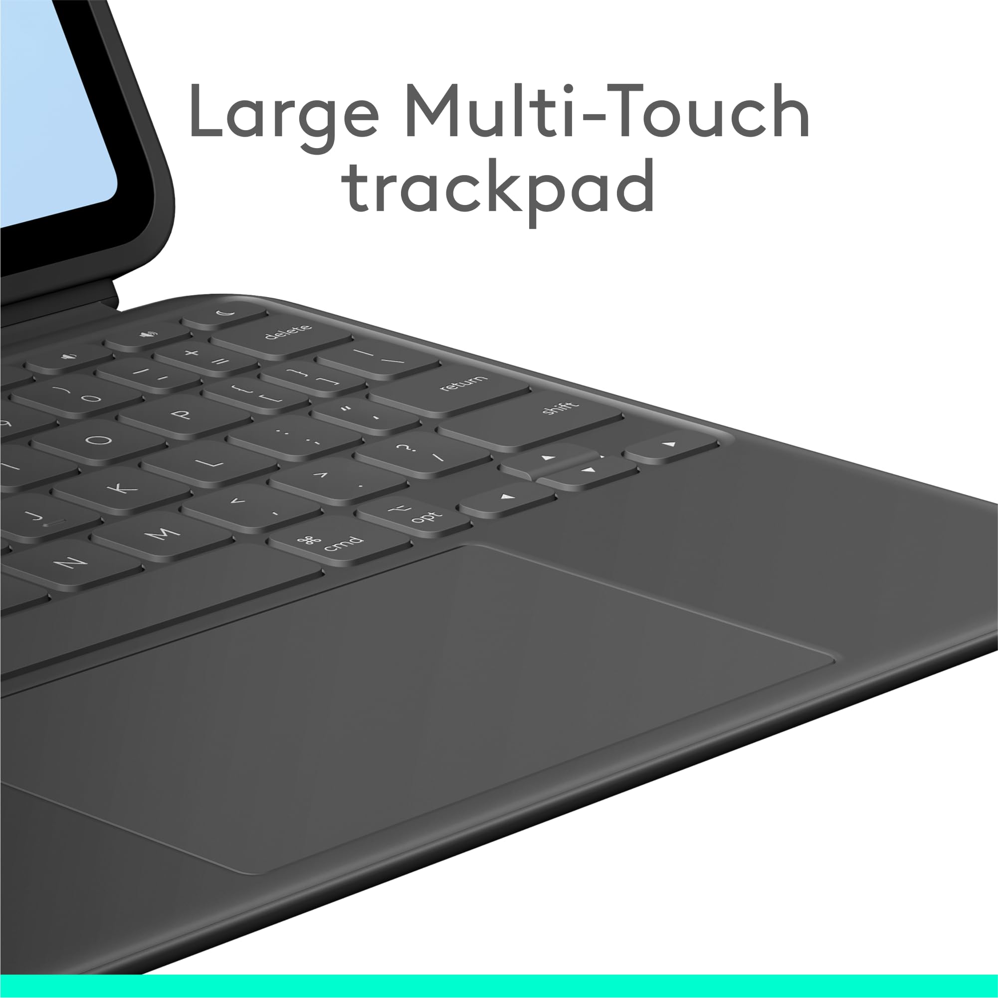 Foto 4 | Funda Con Teclado Logitech Combo Touch Para Ipad Air De 11 Pulgadas, Negra - Venta Internacional.