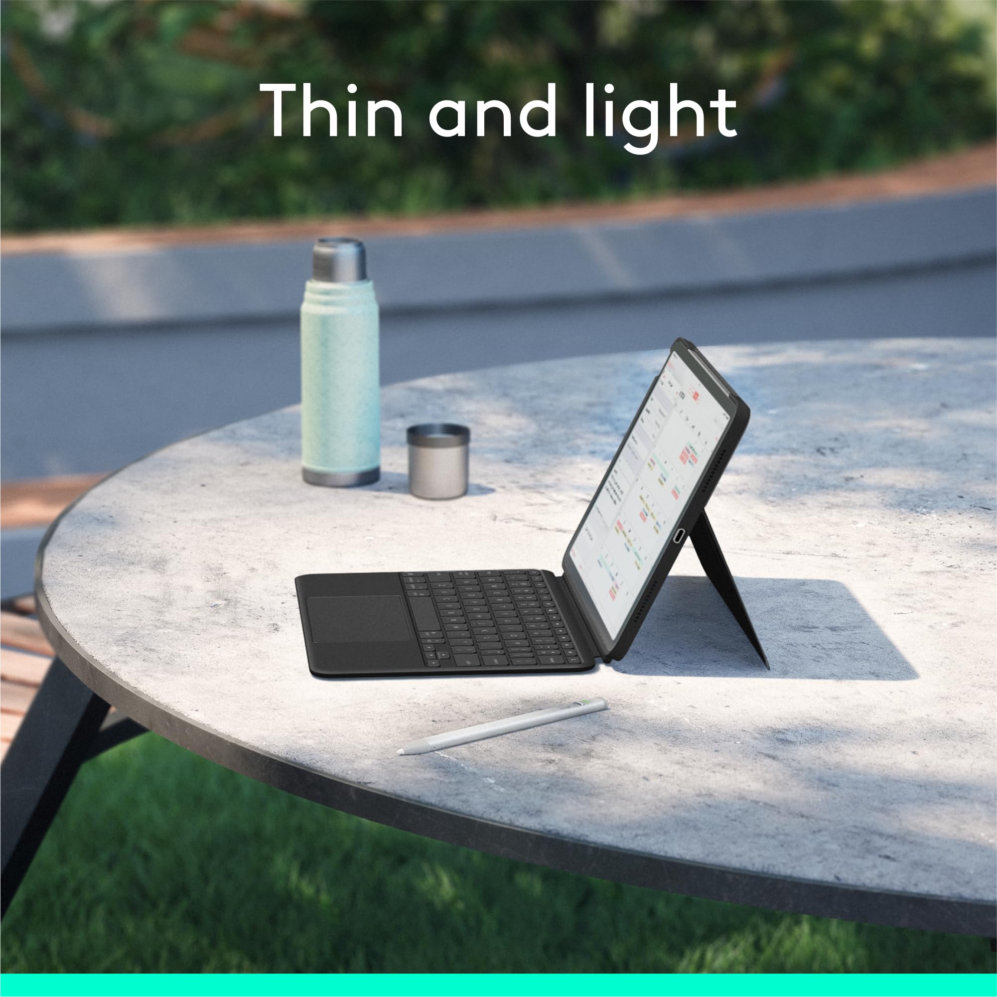 Foto 7 | Funda Con Teclado Logitech Combo Touch Para Ipad Air De 11 Pulgadas, Negra - Venta Internacional.