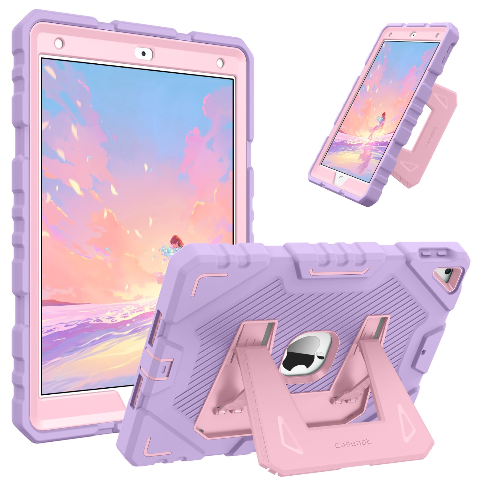 Foto 2 pulgar | Funda Fintie Para Ipad De 9ª, 8ª Y 7ª Generación De 10,2 Pulgadas Con Soporte, Color Morado - Venta Internacional.