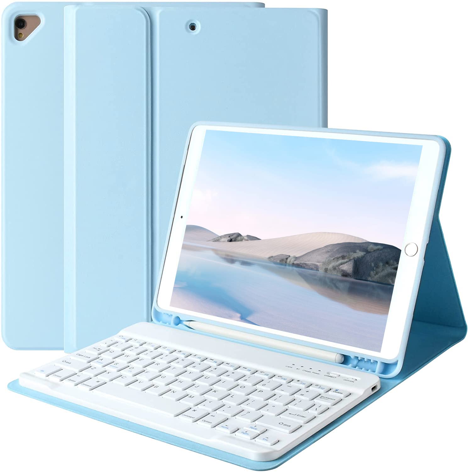 Foto 2 pulgar | Funda Con Teclado Baibao Para Ipad 9ª Generación De 10,2 Pulgadas Con Soporte Para Lápices - Venta Internacional.