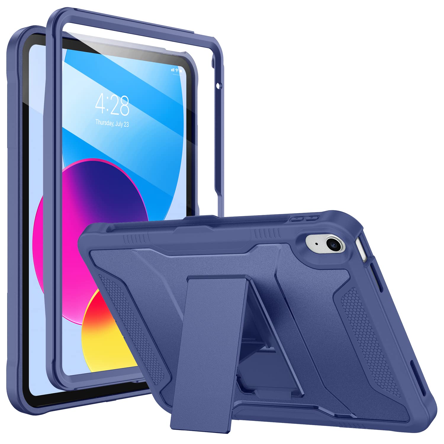 Funda Soke Para Ipad 10ª Generación De 10,9 Pulgadas 2022, Color Azul Marino - Venta Internacional.