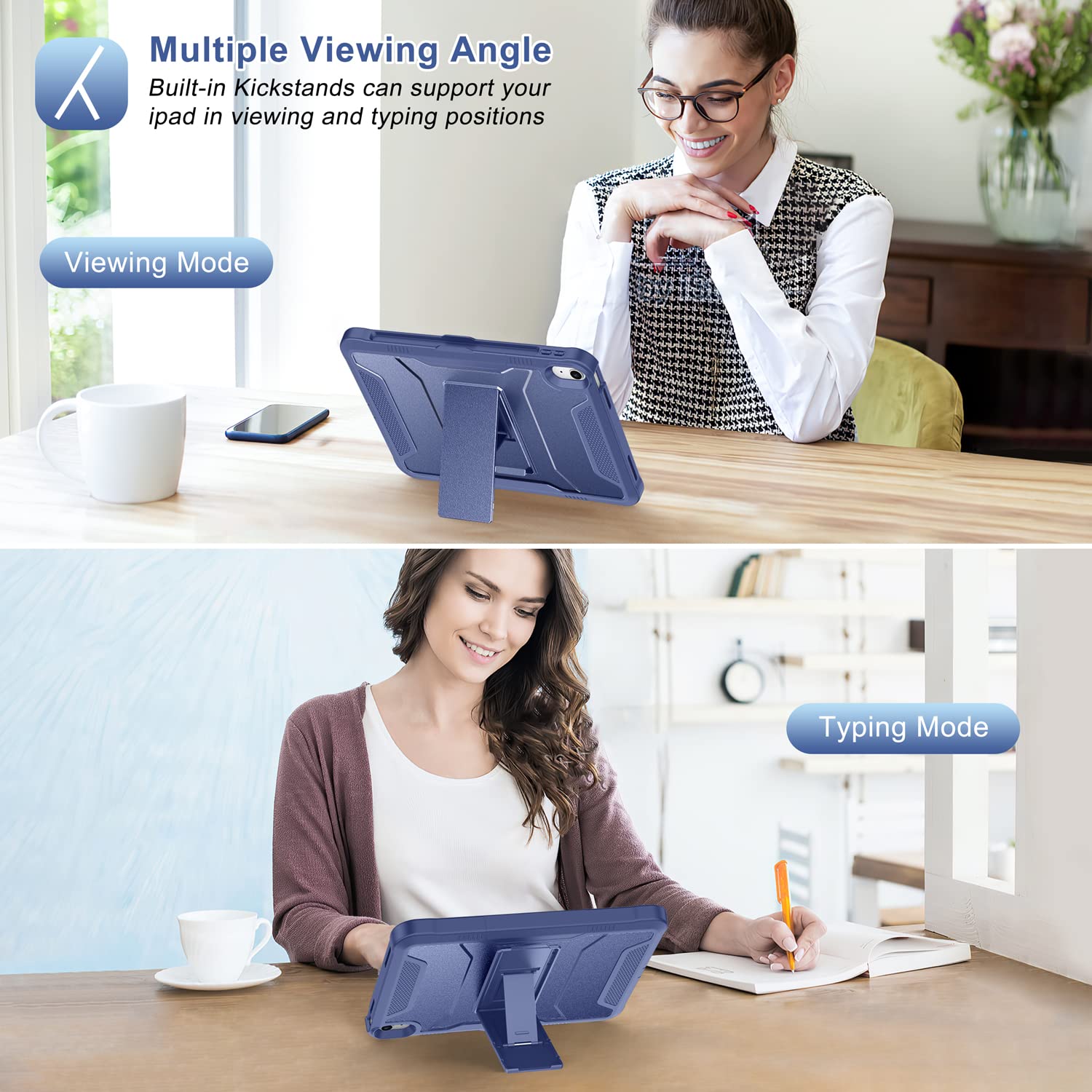 Foto 7 pulgar | Funda Soke Para Ipad 10ª Generación De 10,9 Pulgadas 2022, Color Azul Marino - Venta Internacional.