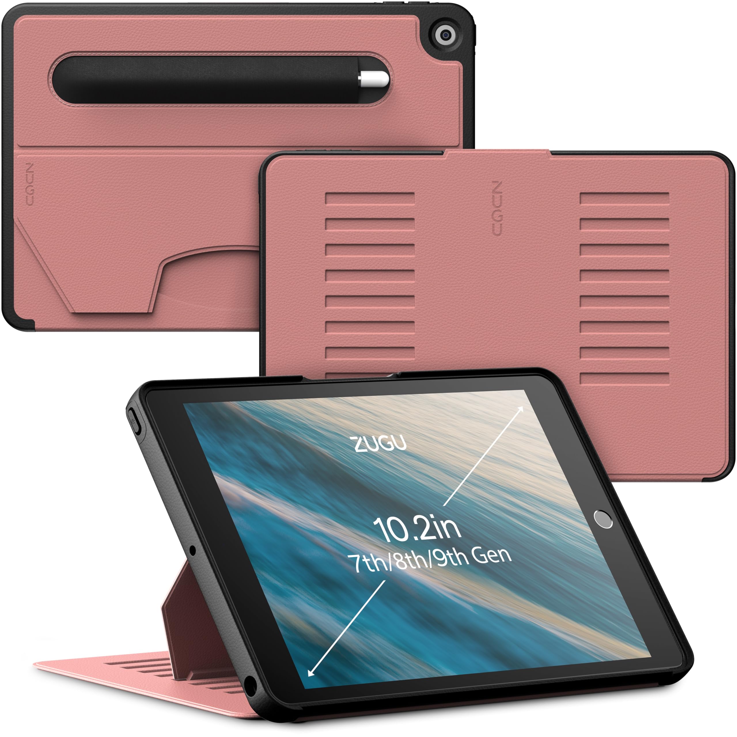 Foto 2 pulgar | Funda Zugu Para Ipad 9ª Generación De 10,2 Pulgadas (2021/2020/2019) Desert Rose - Venta Internacional.