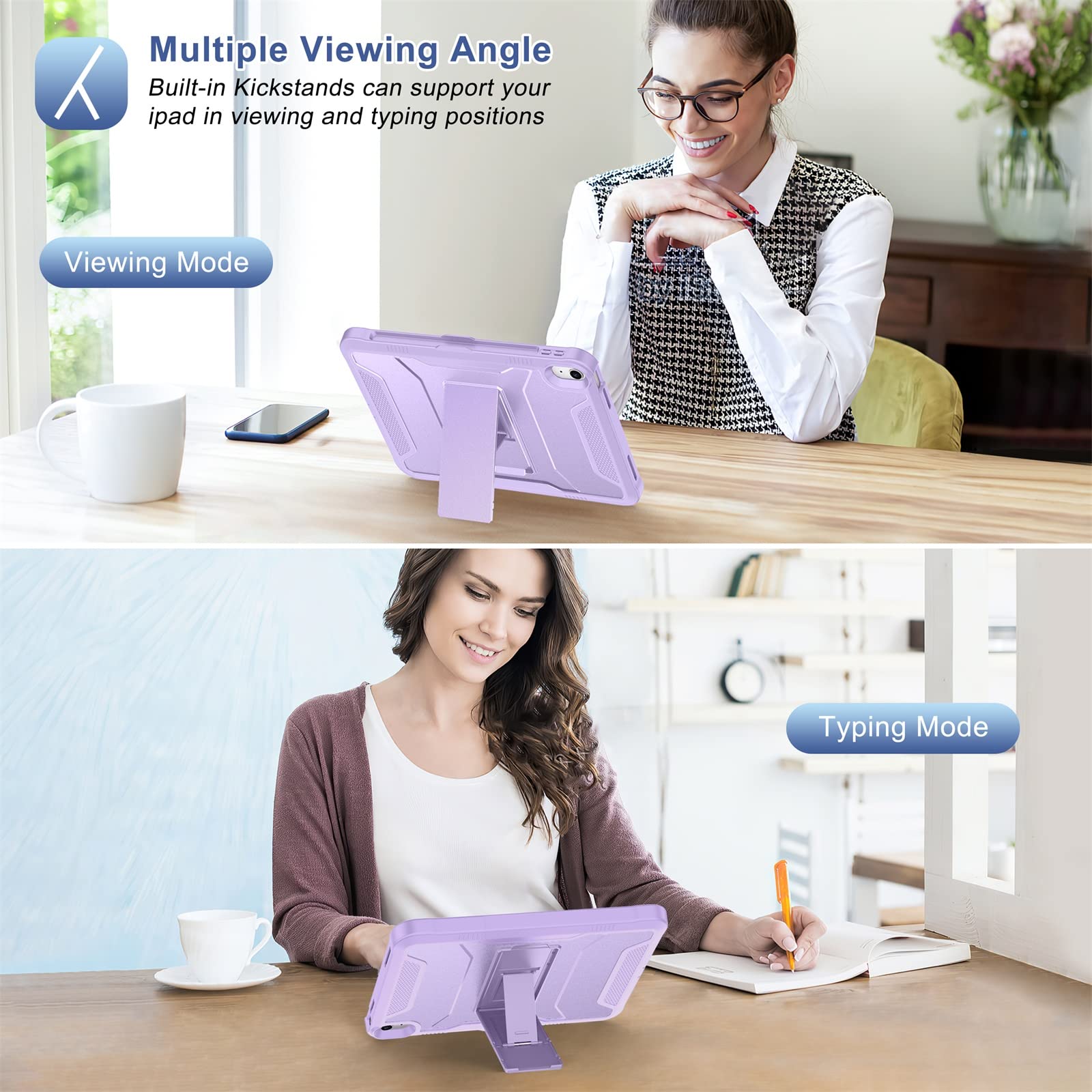 Foto 7 pulgar | Funda Soke Para Ipad 10ª Generación De 10,9 Pulgadas 2022, Color Violeta - Venta Internacional.