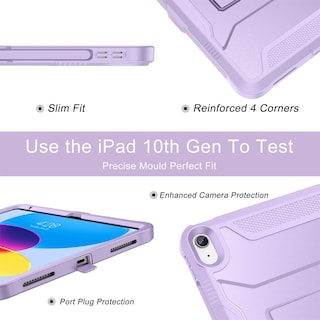 Foto 7 | Funda Soke Para Ipad 10ª Generación De 10,9 Pulgadas 2022, Color Violeta - Venta Internacional.